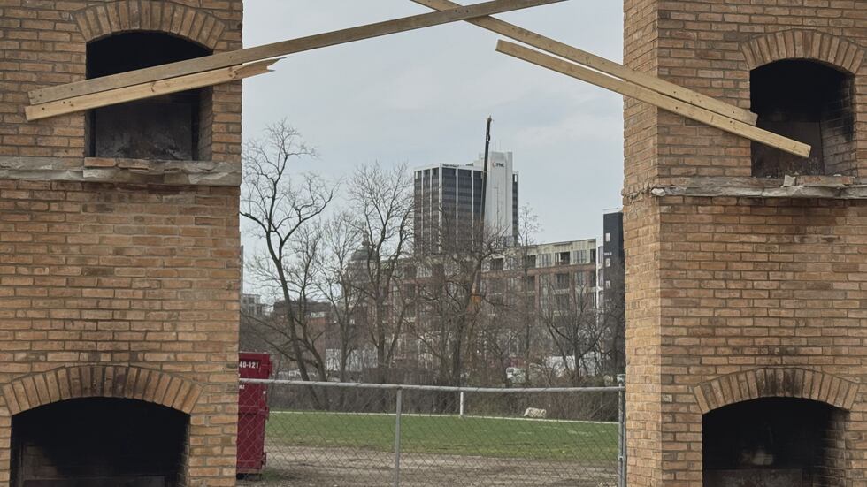 The Old Fort is located in the shadow of the city's skyline