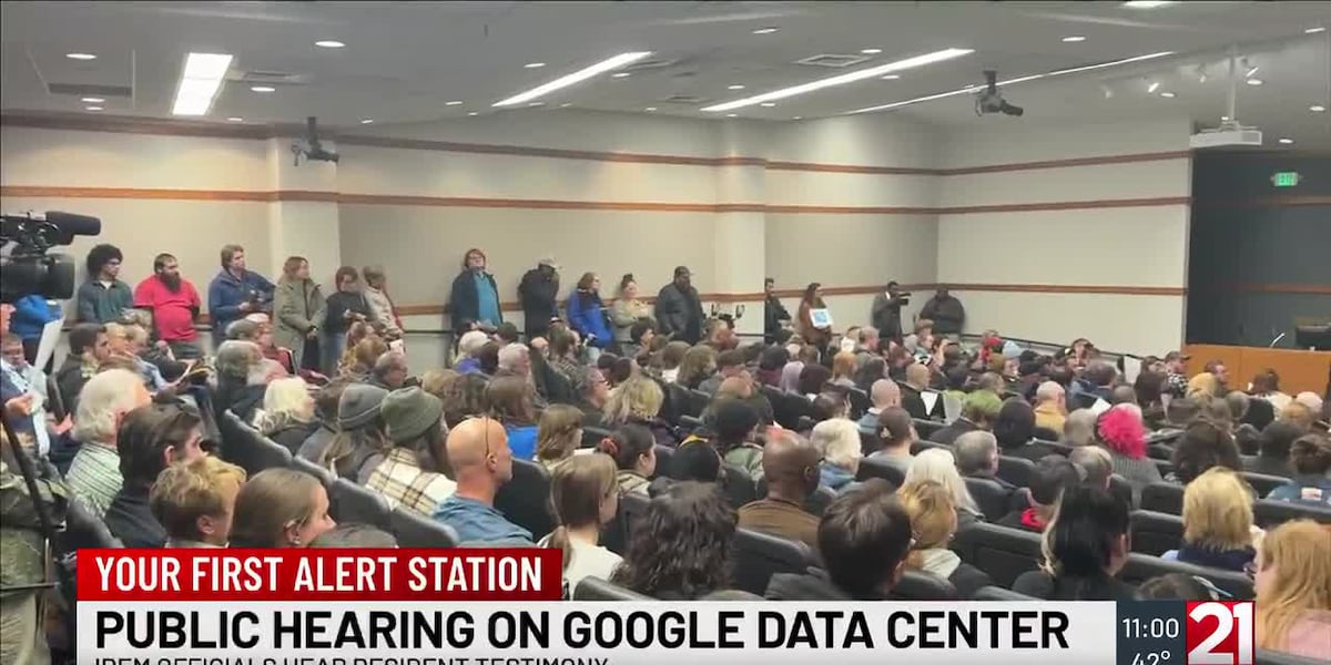 Allen County residents pack IDEM’s public hearing on Google data center permit