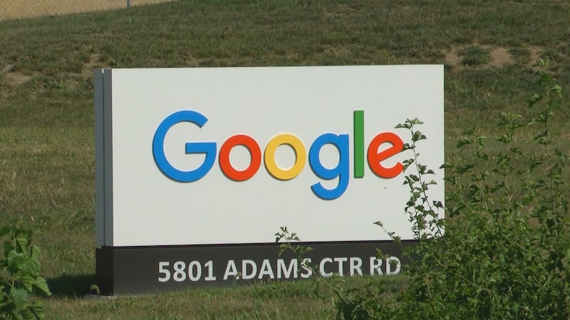 Site of Google data center at 5801 Adams Center Road in Fort Wayne.