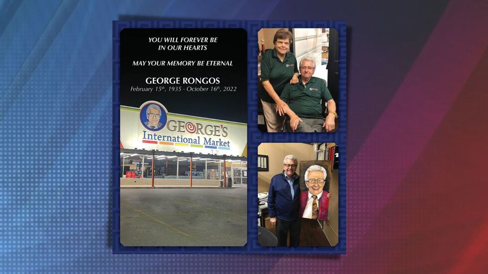 Founder of George’s International Market, George Rongos, dies at 87