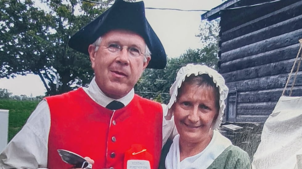 Thomas Grant and his late wife Karen