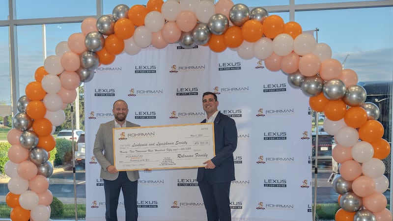 Titus Rohrman Rohrman Automotive Group donates over $90k to Leukemia & Lymphoma ...