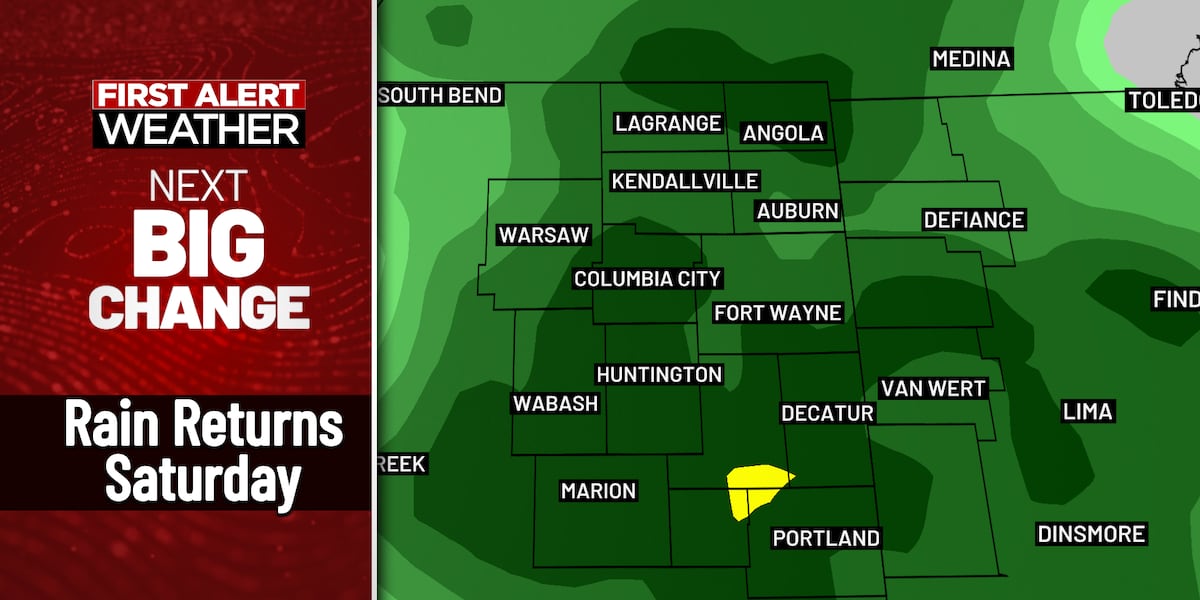 Latest on weekend rain chances