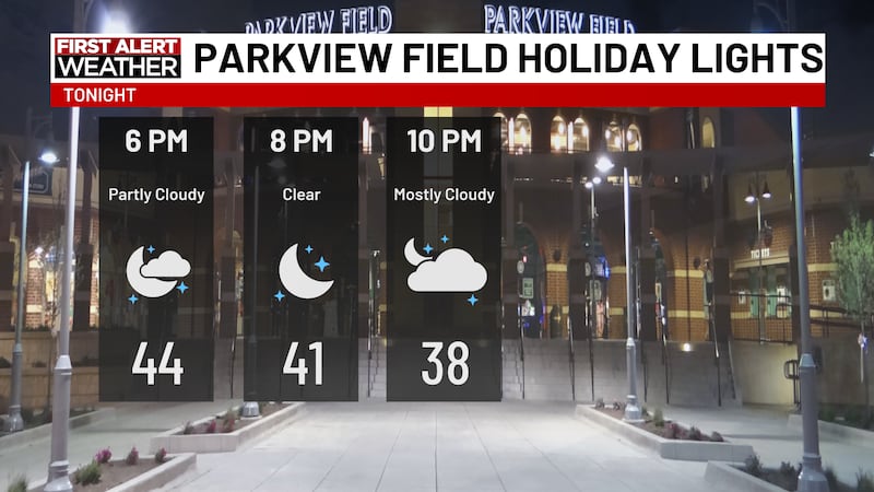 Thursday Holiday Lights Forecast