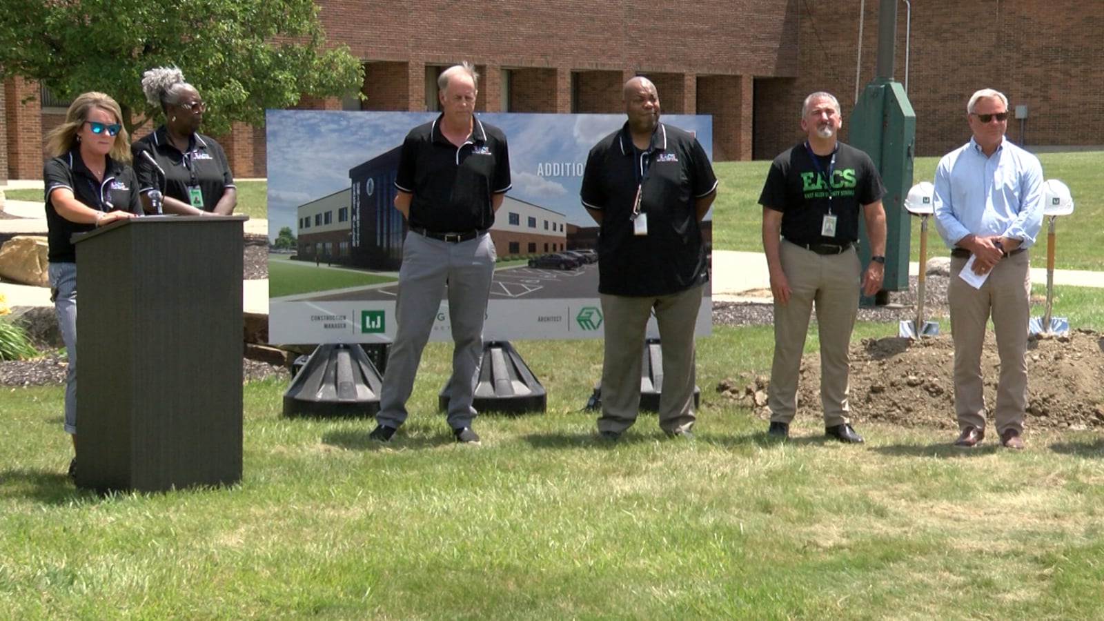 EACS breaks ground on Paul Harding Jr. High School, East Allen ...
