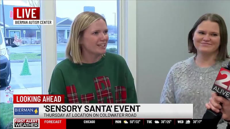 Bierman Autism Center hosts ‘Sensory Santa’ event to celebrate holiday on Thursday