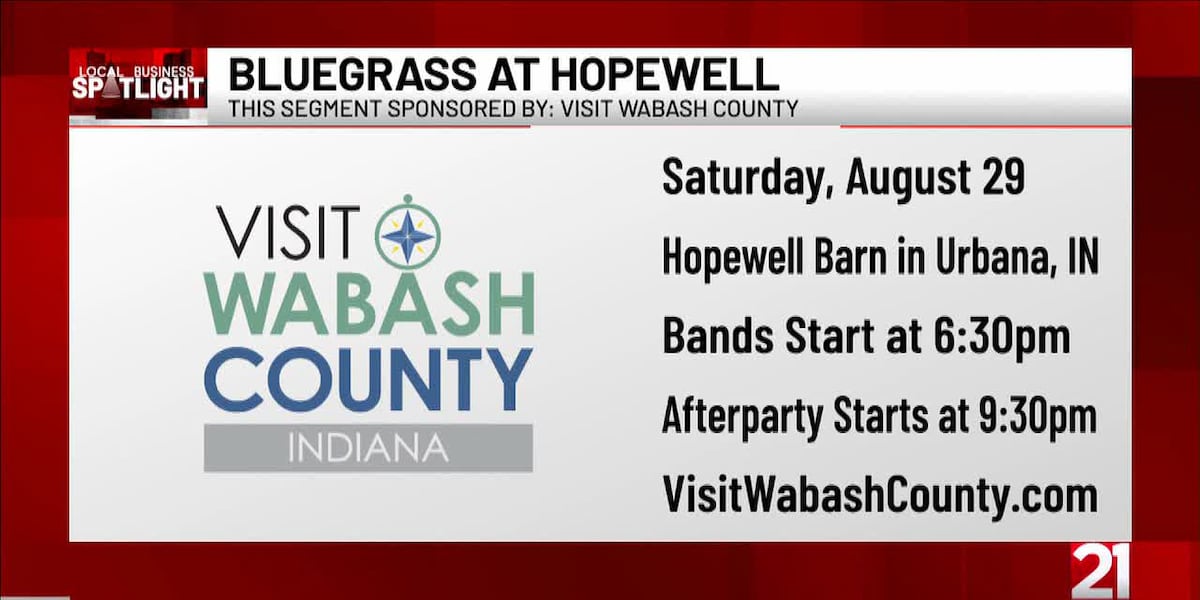 Visit Wabash County: Bluegrass at Hopewell