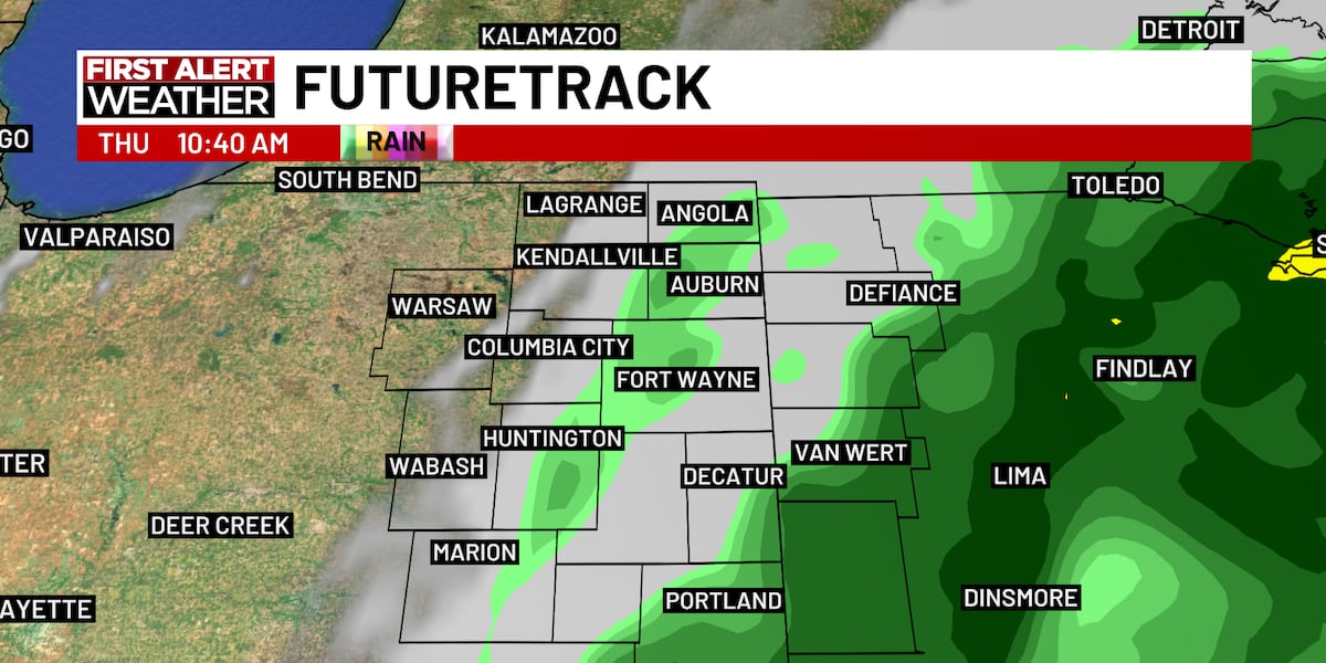 First Alert Forecast: Tracking weak, isolated rain chances