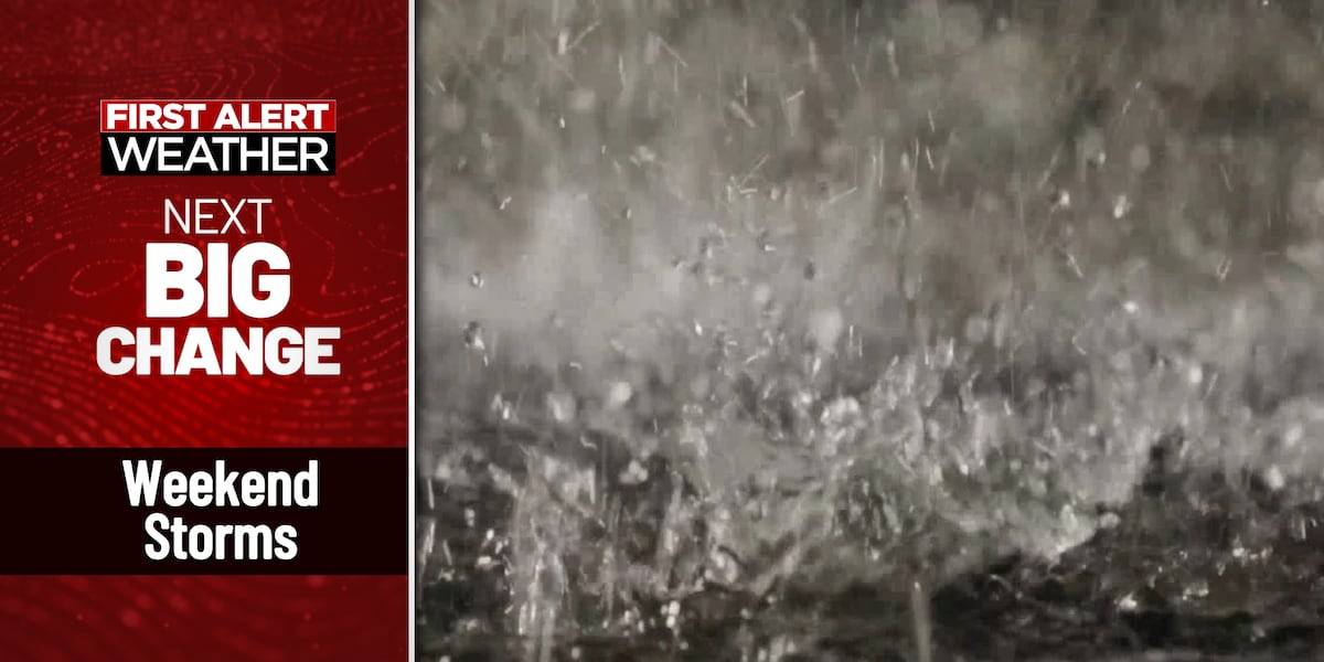 WATCH Drier today, but more rain and storms this weekend