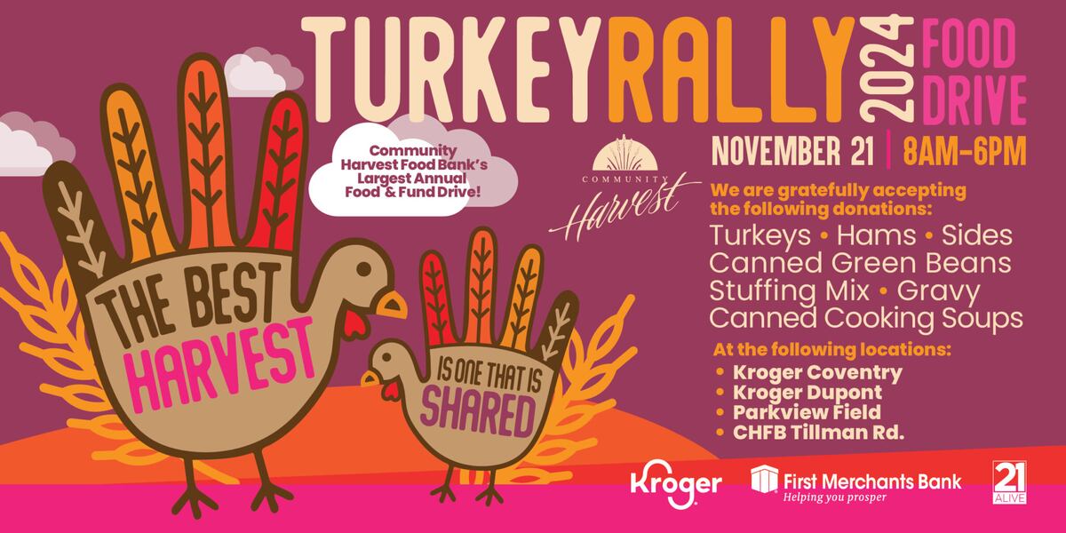Turkey Rally Yesterday Help local families celebrate Thanksgiving during the 2024 Turkey Rally ...
