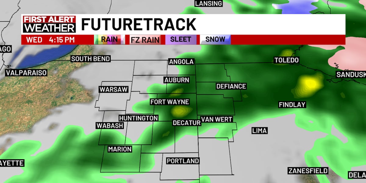 First Alert Forecast: Another mild day today, tracking some wet weather for Wednesday