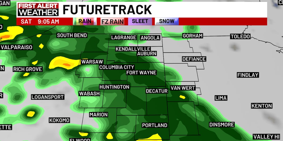 Tracking rain this weekend. When could it impact you