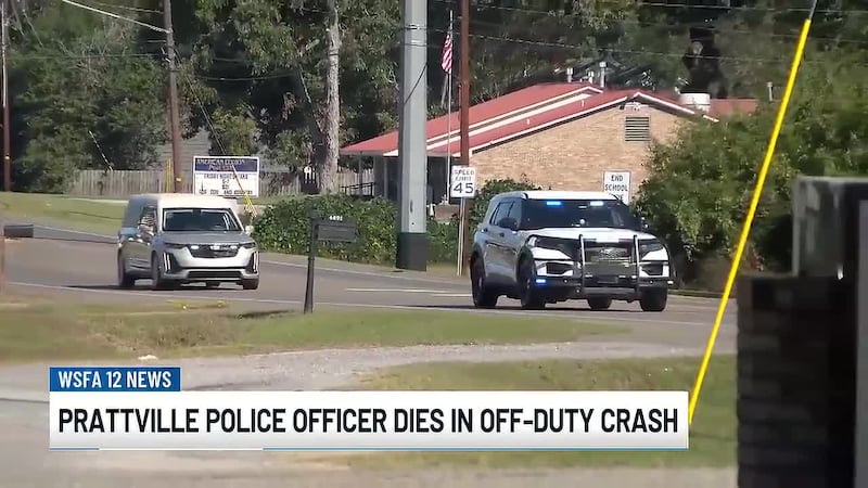 A Prattville police officer died in an off-duty crash on Monday, according to the police...