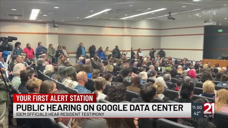 Allen County residents pack IDEM’s public hearing on Google data center permit
