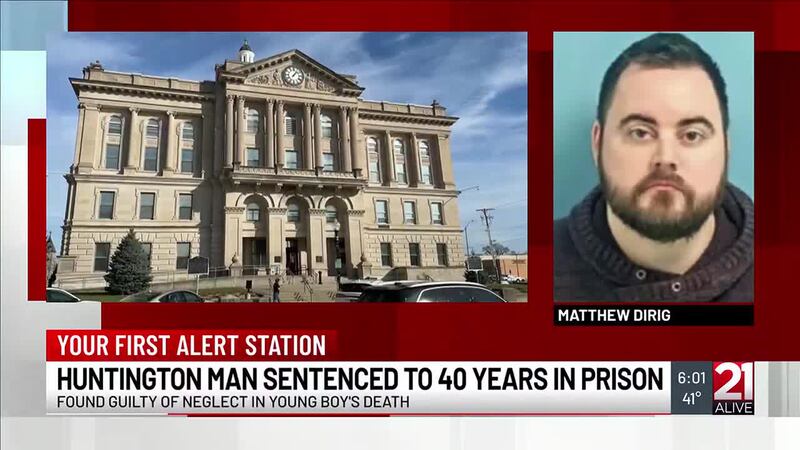 A Huntington man found guilty of neglect in the death of a minor found out his sentence on...